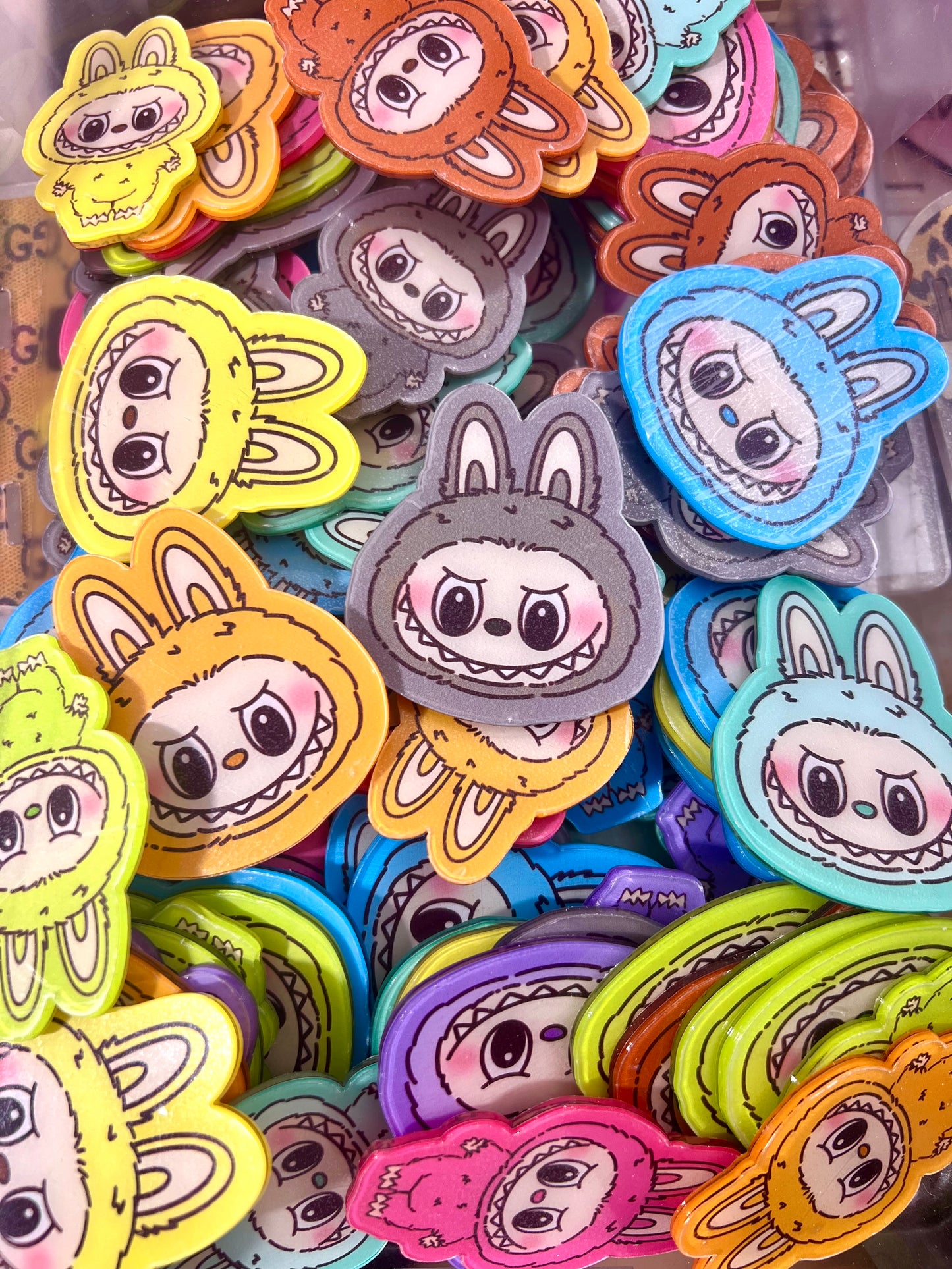 6cm labubu acrylic flatback