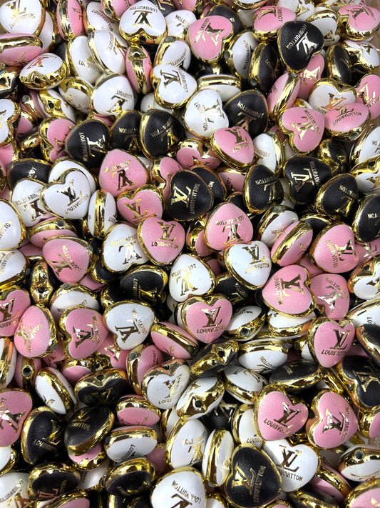 Cc and Vv heart mix beads