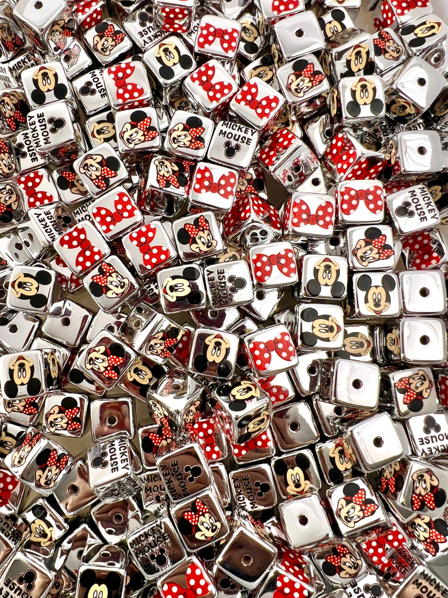 Silver Mickey cube