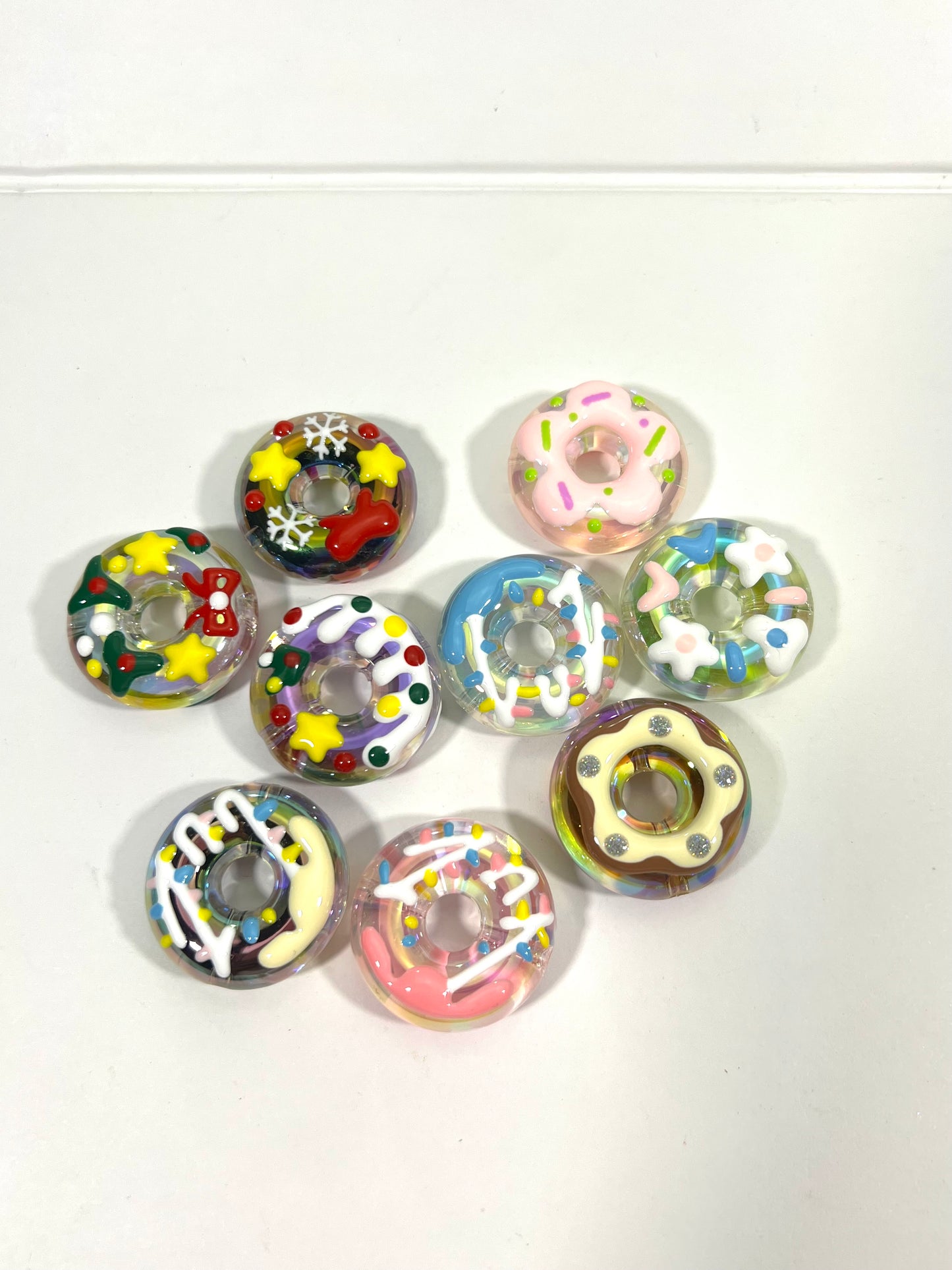 3cm Big donuts beads