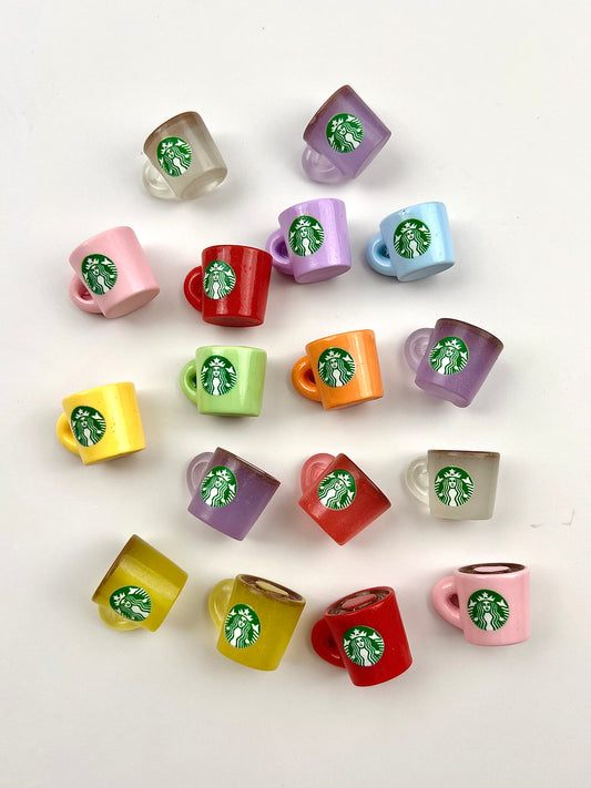 Colorful Starbucks Cup beads