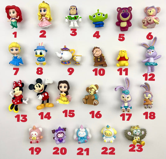 Big 3-5cm high quality dis-ney charm topper