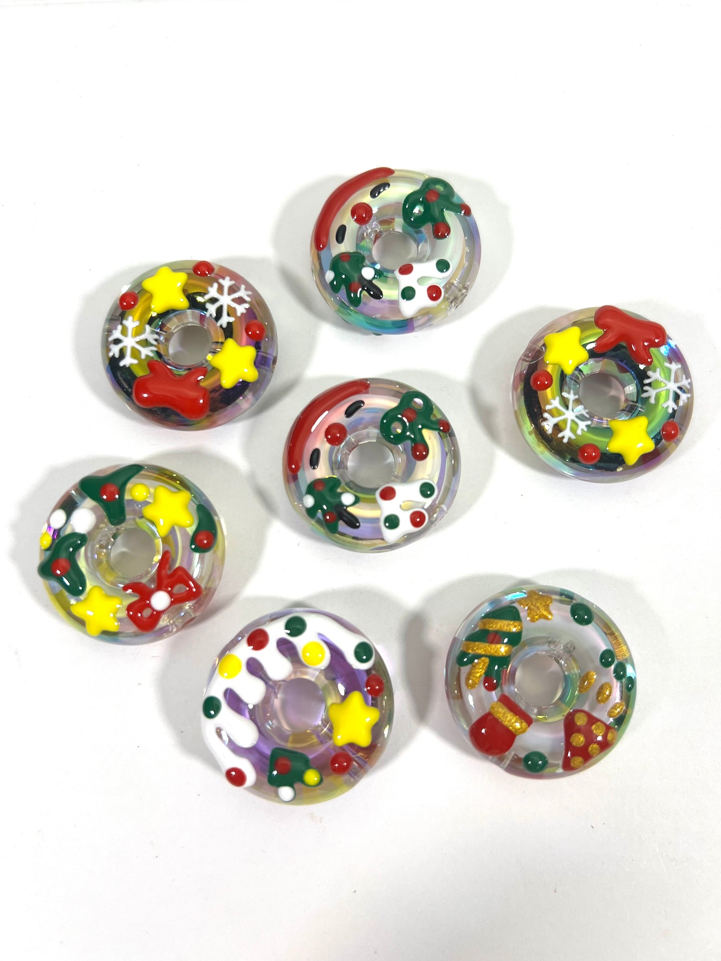 3cm Big donuts beads