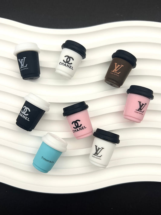 Silicone cup focal bead