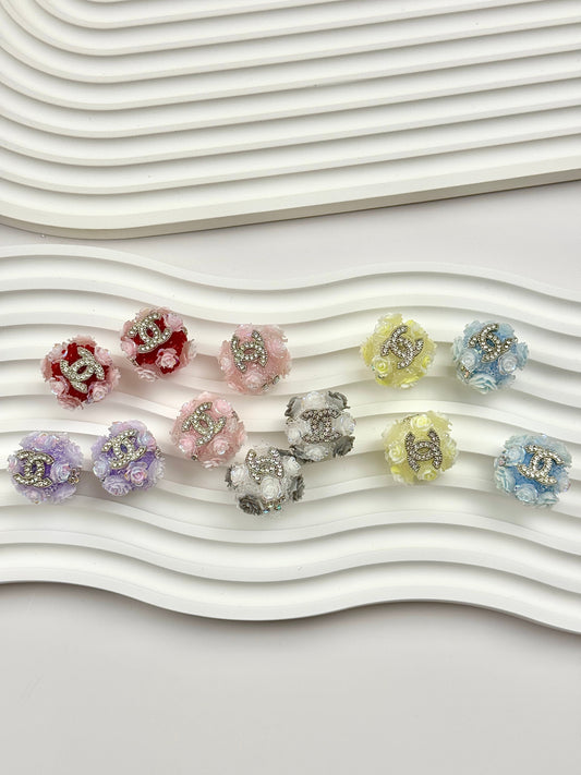 Designer cc flower bead