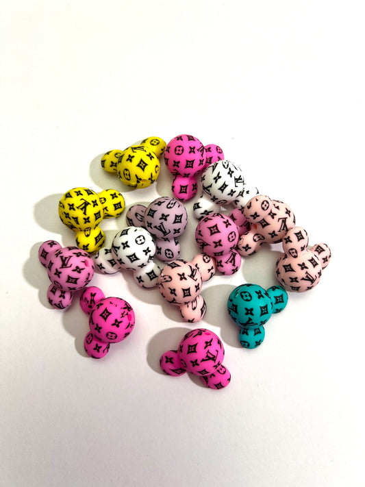 Designer mickey head beads