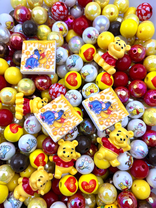 Winnie the pooh bead mixed