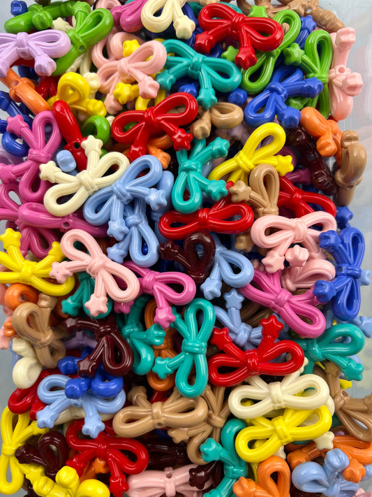 Colorful bow mixed