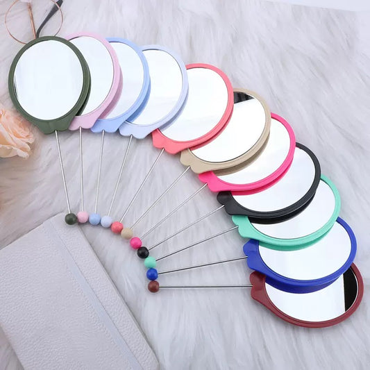 DIY beaded mirror