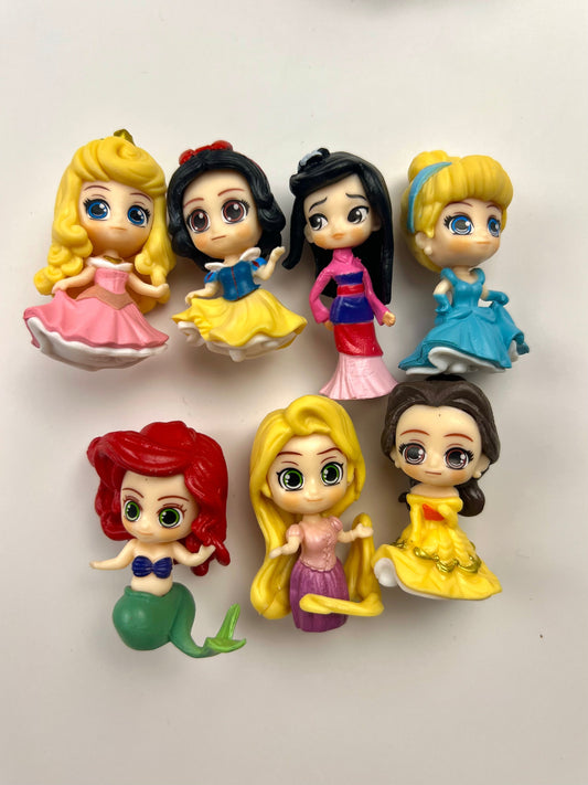 2 inches Princess charm set