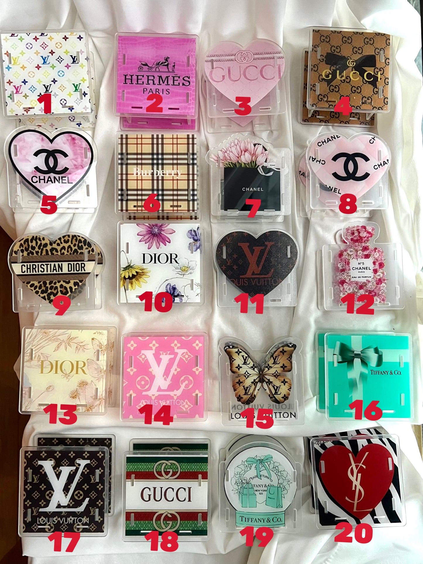 10cm designer pen holder