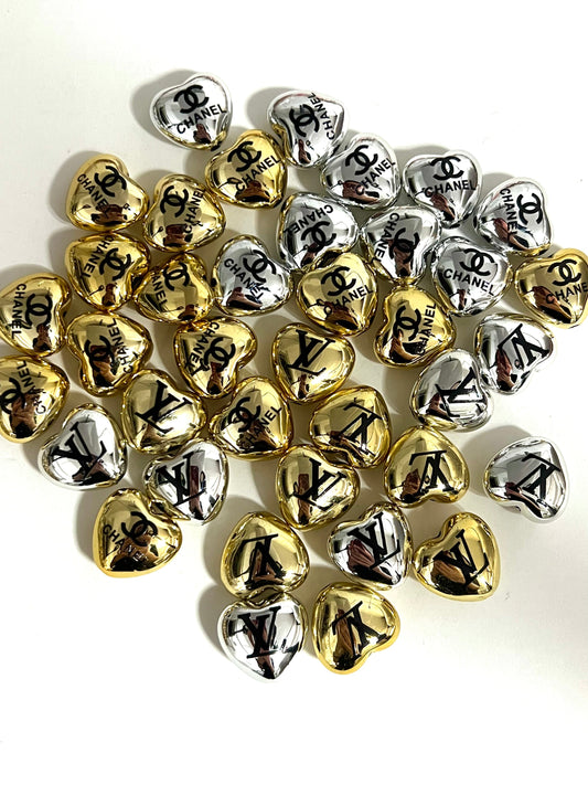 Designer 16mm Heart beads