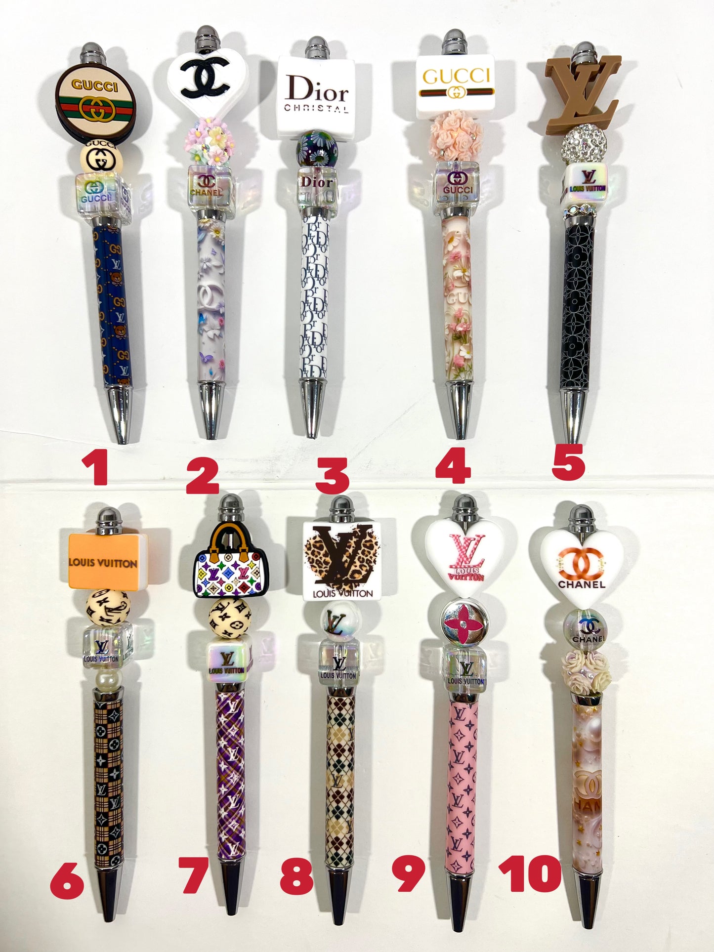 Pen Sparkle beaded Pen-DIY charm writing tool