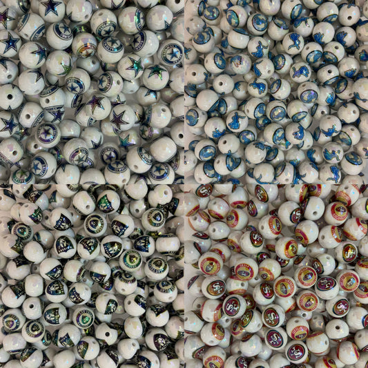 14 American football team bead